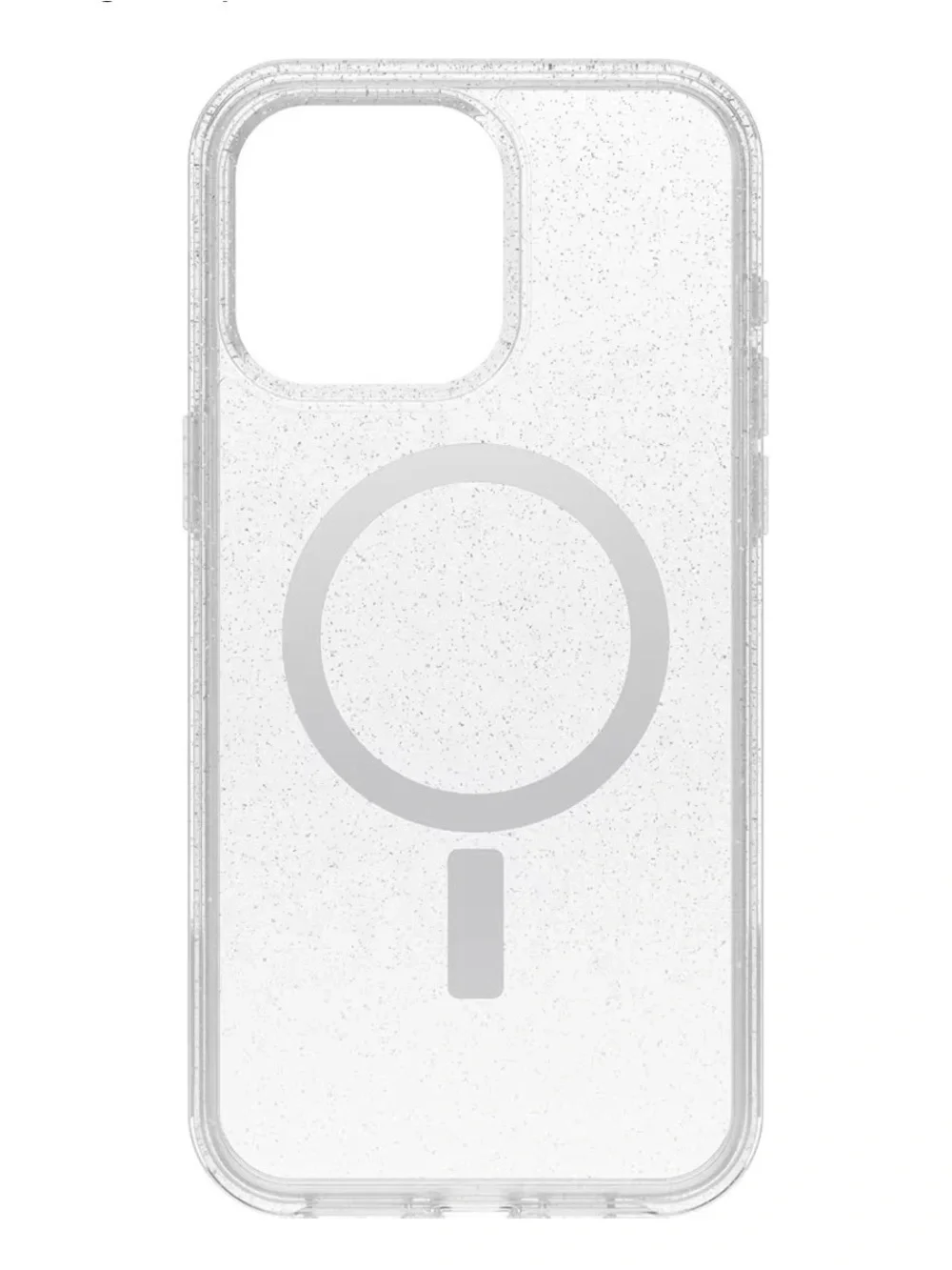 OtterBox Clear Glitter MagSafe-Compatible Phone Case - Transparent Silver Accent